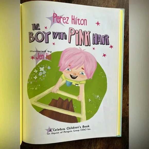 Celebra Children’s Book | The Boy With Pink Hair book, by Perez Hilton - Picture 10 of 15